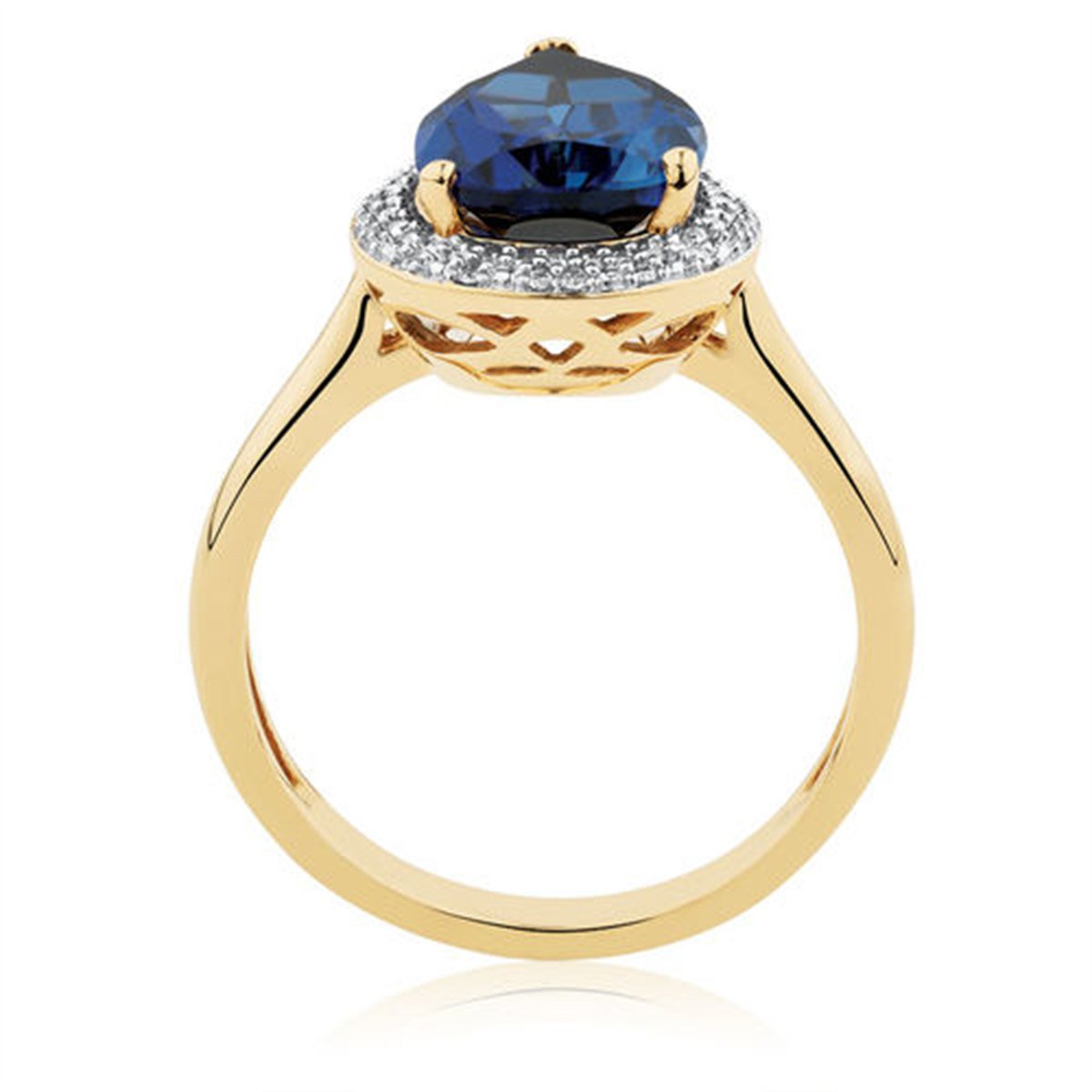 Ceylon Blue Sapphire Ring — alternate view