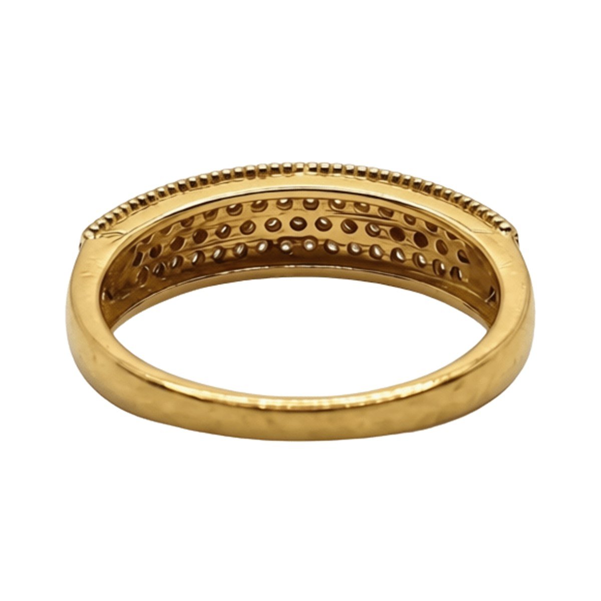 Double-Row Pavé Band — alternate view