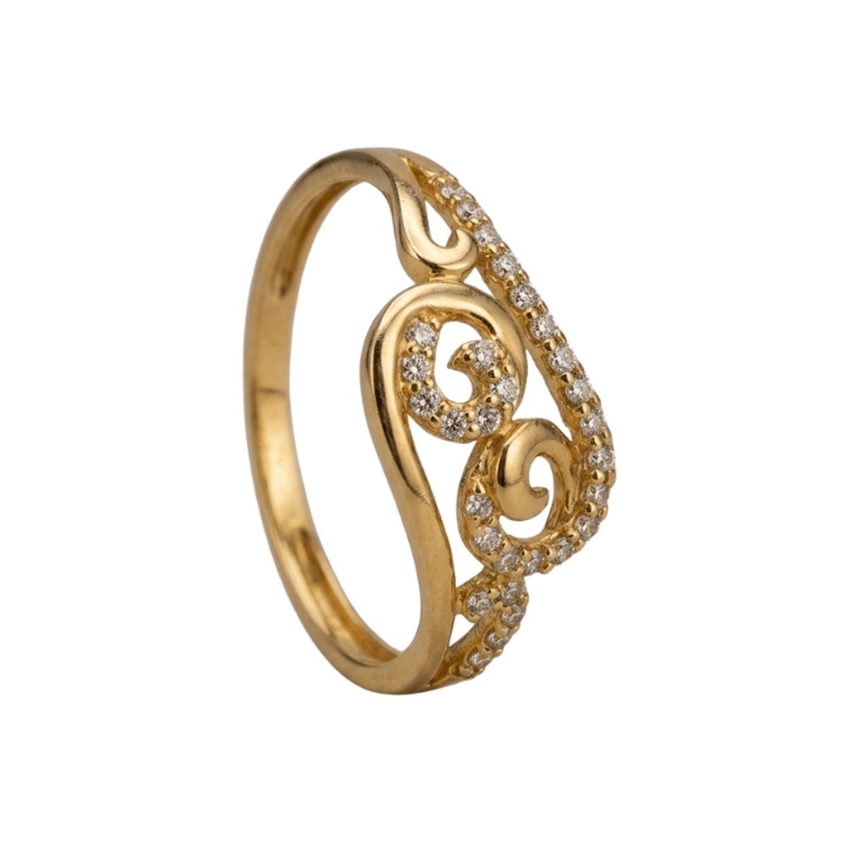 Pavé Swirl Ring — alternate view
