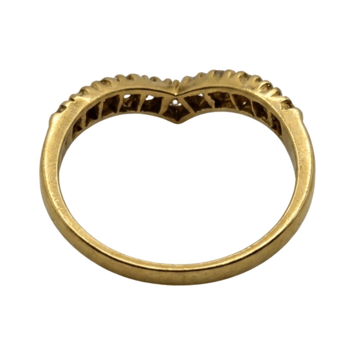 Pavé Wishbone Ring — alternate view